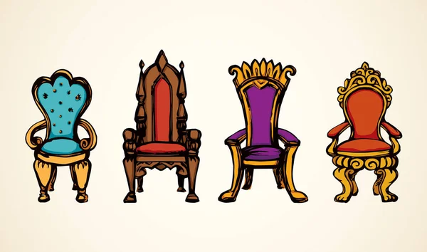 King chair Vector Art Stock Images | Depositphotos