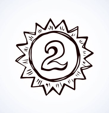 Madalya. Vektör çizim