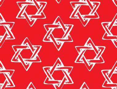 Yahudi tatil sembolü. Vektör çizim