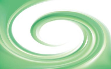 Parlak yeşil swirls vektör arka plan