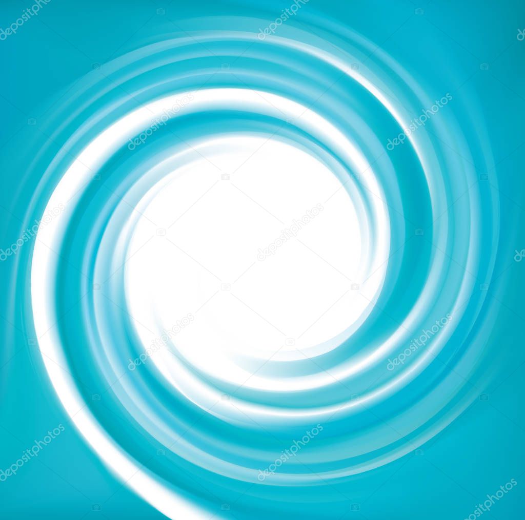 Vector blue swirling backdrop