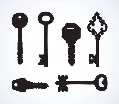 Anahtar. Vektör çizim