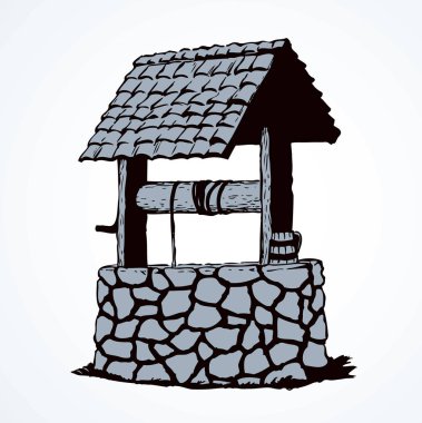 Eski iyi. Vektör çizim