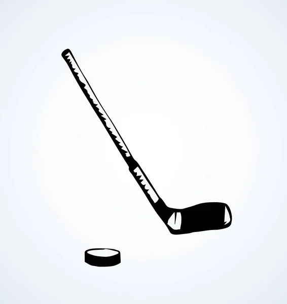 Hockey Stick. Vector tekening — Stockvector