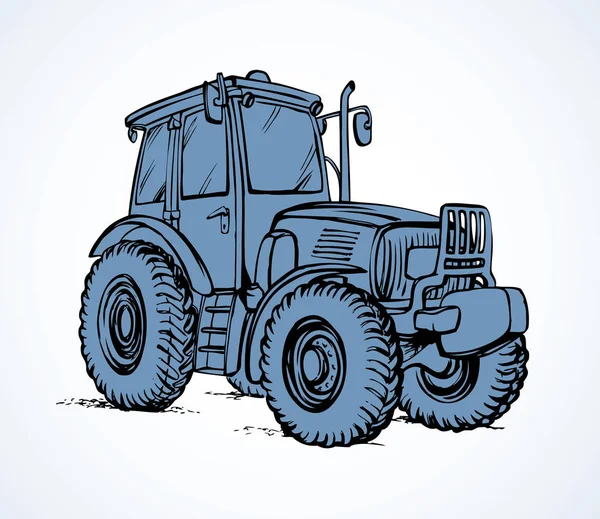Трактор. Векторный рисунок — стоковый вектор