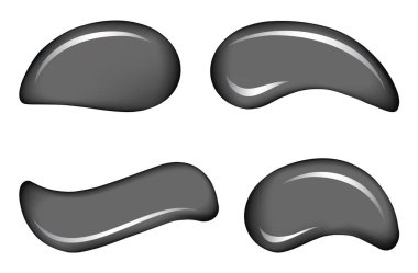 Beyaz deri kozmetik krem vektör damla