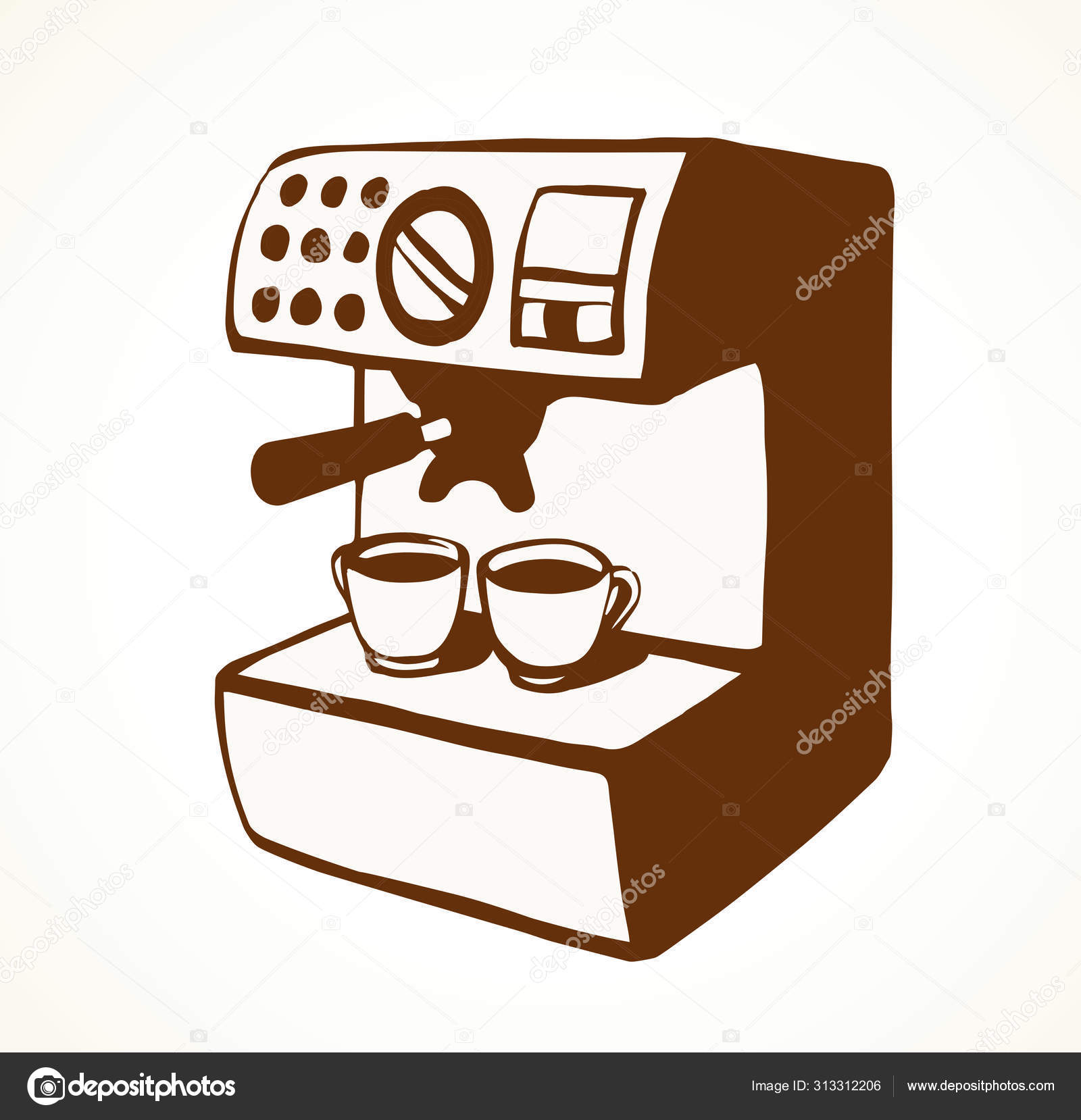Coffee Vector drawing Stock Vector by ©Marinka 313312206