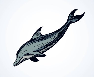 Yunus. Vektör çizim