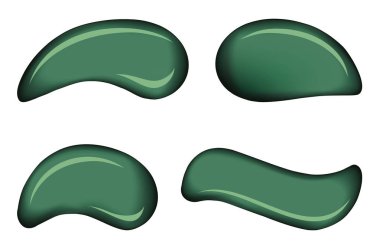 Beyaz deri kozmetik krem vektör damla