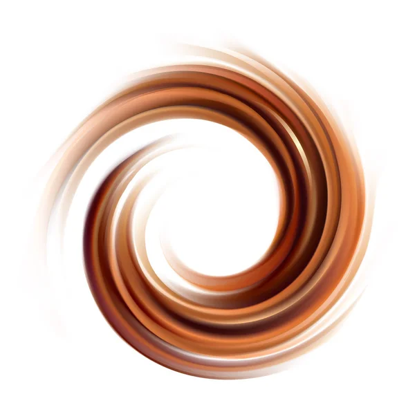 Fondo vectorial de textura de chocolate cremoso remolino — Vector de stock