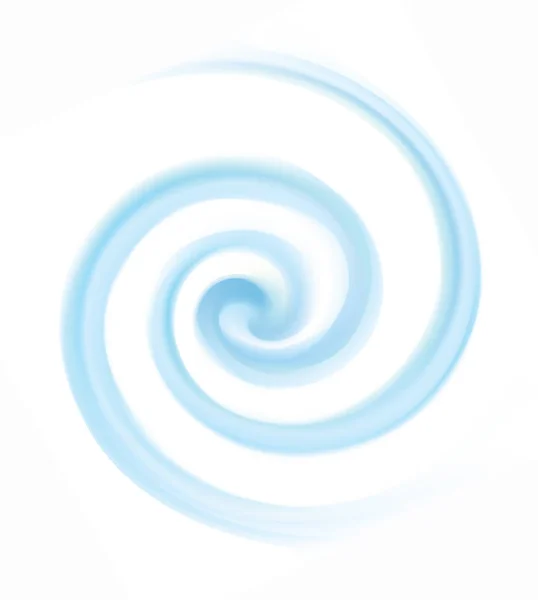 青い渦巻く水テクスチャのベクトルの背景 — ストックベクタ