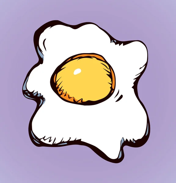 Αυγά ομελέτα. Διάνυσμα σχεδίασης — Διανυσματικό Αρχείο