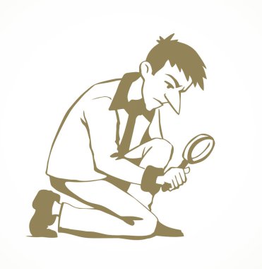 Komik erkek işçi bakımı. Siyah çizgili eğlenceli organik yeşil yaprak yetiştirme alanı böcek simgesi simgesi kavramı. Klasik karalama çizgisi tarzı. Açık hava görünümü metin boşluğu