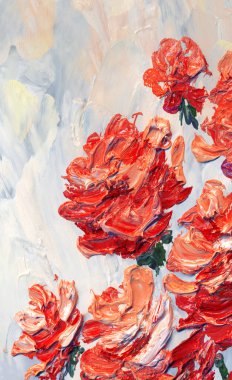 Parlak modern guache boya pastel eskiz görüntüsü. Canlı el çizimi akrilik bitki dalı kökü retro yaratıcı kağıt fırça fırçası ile tebrik kartı resmi. Gri gökyüzü sahnesinde leylak rengi desenli hediyeler