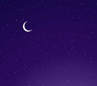 Parlak, sakin, sakin, pırıl pırıl, pırıl parlayan bir kıvılcım. Alacakaranlık, toz bulutunun alacakaranlık şeklindeki güzellik kavramı. Sevimli sanat fantastik hiç kimse gece vakti ışıltılı tasarım hilal elementi çizgi film tarzı metin çizer