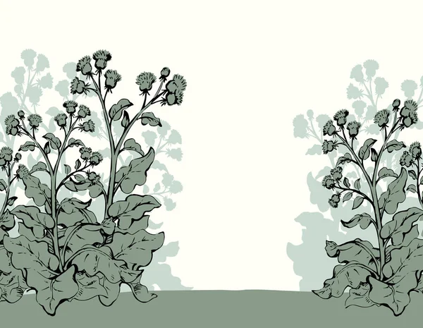 Kultivierte Große Alte Grüne Essbare Kosmetische Bündel Symbol Set Weißer — Stockvektor