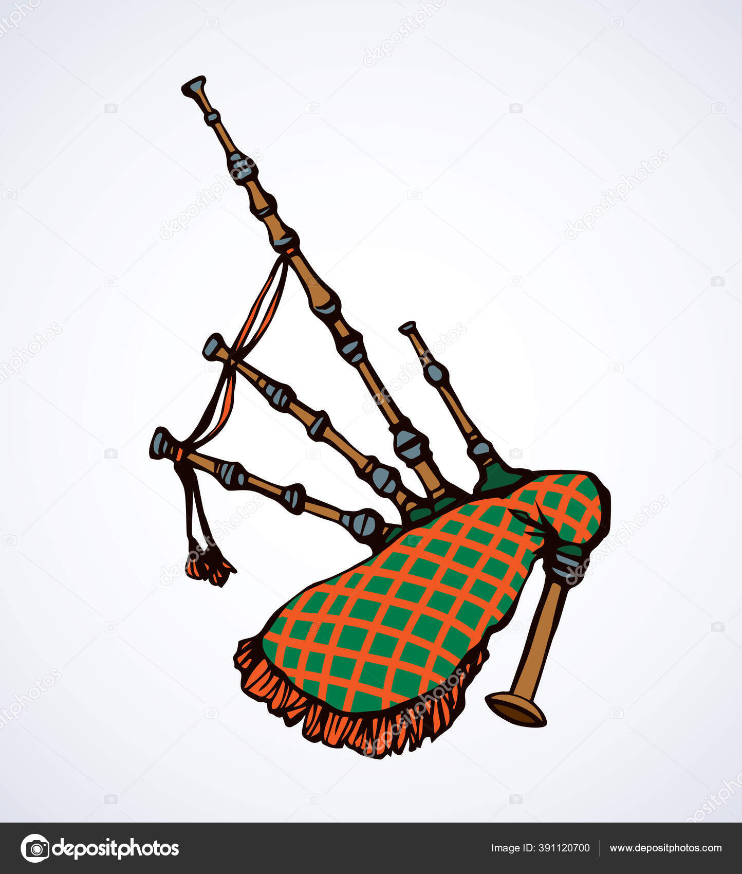 Great Britain Hobby Fabric Gaita Dudelsack White Space Text Bright Stock  Vector by ©Marinka 391120700, image size:1444x1700