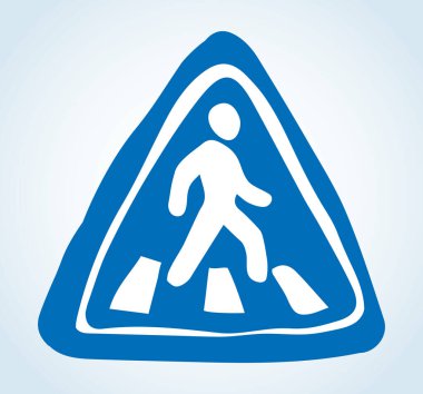 Kapalı, yassı öğrenci paso yürüteç hareketi bakım hukuku bilgi plakası logo ögesi ayarlandı. Siyah el çizimi iş güvenliği alarm düğmesi tasarım taslağı. Mavi çizgi film beyaz çizgi tarzı