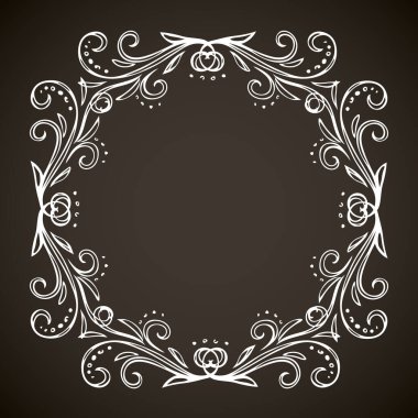 Eski sevimli romantik kitap kurdelesi kıvrımlı fiyonk etiketi beyaz kağıt arka planda izole edilmiş. Freehand siyah mürekkep ana hatlarıyla çizilmiş kıvrımlı köşe çizimi sanatsal kırsal kıvrımlı karalama tarzı.