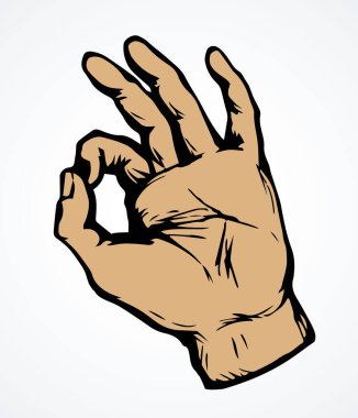 Güzel vücut, bilek yumruğu, ince indeks öğesi, beyaz kağıt metin alanı. Eskimiş sanat karalama tarzında ana hatlarıyla çizilmiş çimdik, parmak şıklatma, başparmak ve amblem tasarımı gibi. Görüntüyü kapat