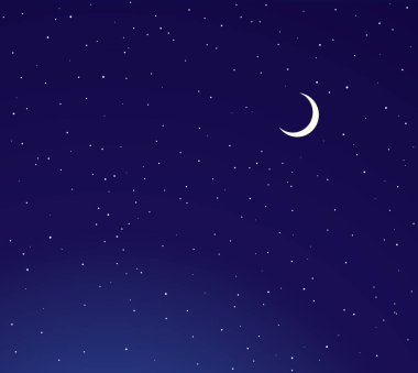 Parlak, sakin, sakin, pırıl pırıl, pırıl parlayan bir kıvılcım. Alacakaranlık, toz bulutunun alacakaranlık şeklindeki güzellik kavramı. Sevimli sanat fantastik hiç kimse gece vakti ışıltılı tasarım hilal elementi çizgi film tarzı metin çizer