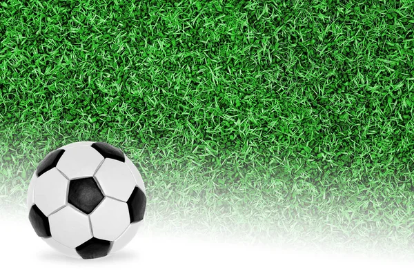 Ball Fragment Football Arena Concept Background Football — Stock Photo, Image