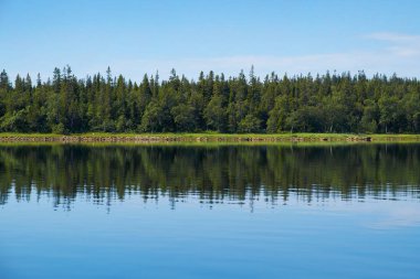 Sahil Beyaz Deniz. Peyzaj, doku, arkaplan, doğa