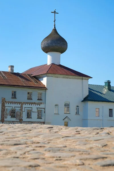 Gammal Ortodoxa Kyrka Ett Ryska Kloster Religion Arkitektur Historia — Stockfoto