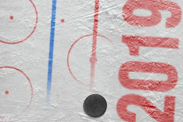 Hockeymatch Med Uppmärkning Hockey Säsongen 2019 Koncept Årstid Bakgrund — Stockfoto
