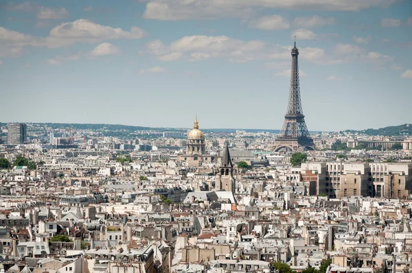 Eiffeltornet Och Taket Paris — Stockfoto