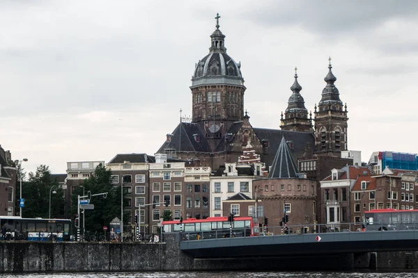 Sankt Nikolaus Kyrka Amsterdam Stockbild