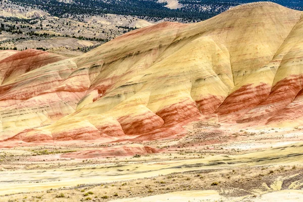 Couleurs d'argile des collines peintes — Photo