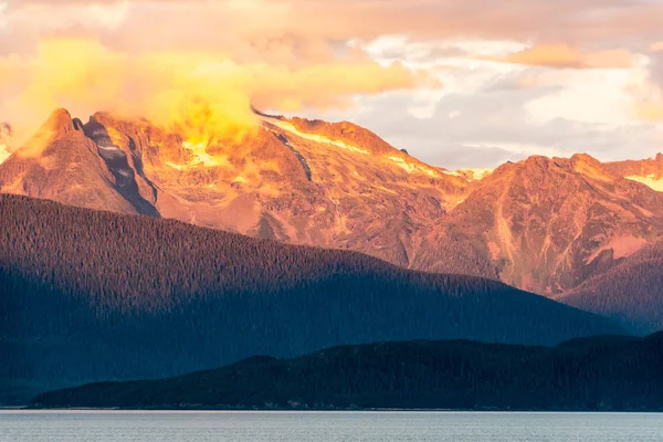 Pôr do sol no Alasca — Fotografia de Stock