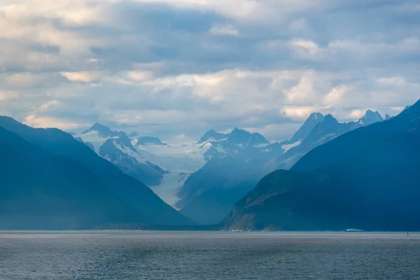 Lynn Canal and Coast mountains Royalty Free Stock Images