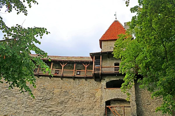 Walls Tallinn Fortress Walls Many Gates Still Largely Extant Today — Stock Photo, Image
