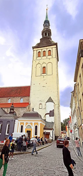 Tallinn Estonya Ağustos 2018 Aziz Nikolaos Kilisesi Tallinn Estonya Saint — Stok fotoğraf