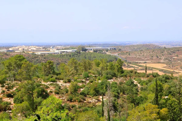 Panorama Beit Shemesh Cidade Israelense Com Edifícios Construção Israel — Fotografia de Stock