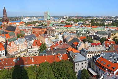 Güneşli bir gün, Letonya Riga görünümünde