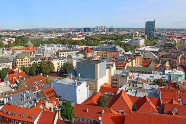 Güneşli bir gün, Letonya Riga görünümünde