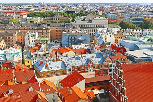 Vista Cidade Velha Riga Letónia — Fotografia de Stock