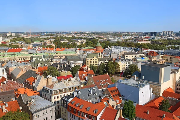 Veduta Riga Una Giornata Sole Lettonia — Foto Stock