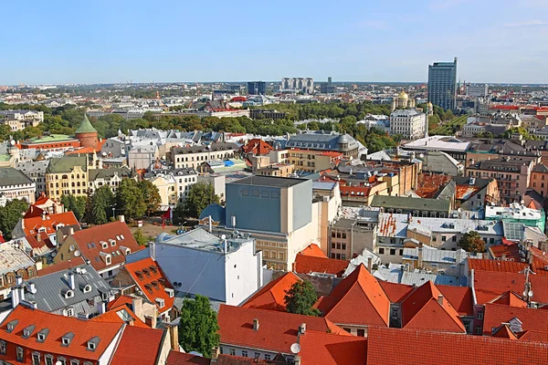 Pohled Rigy Slunečný Den Lotyšsko — Stock fotografie