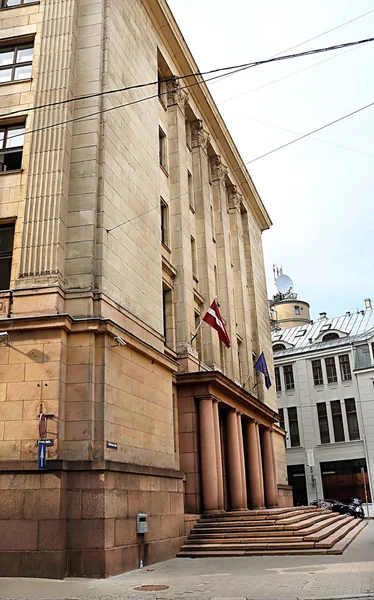 Centrum Finansów Umawiające Się Agencji Rydze Łotwa — Zdjęcie stockowe
