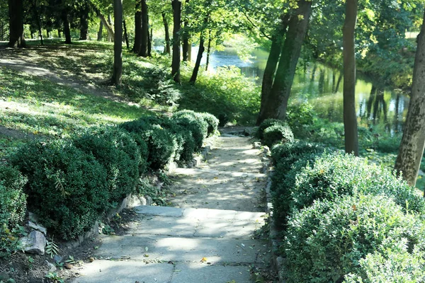 Escadas Parque Oleksandriya Bila Tserkva Ucrânia — Fotografia de Stock