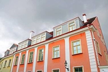 Tallinn, Estonya eski bina görünümü