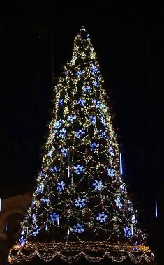 Güzel parlayan Noel ağacı