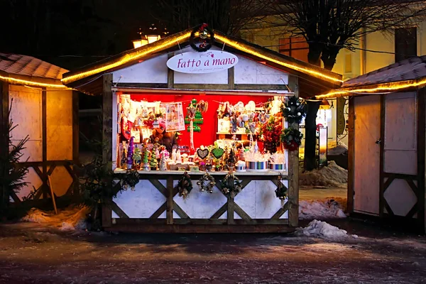 Vinnytsia Ukrajna Január 2013 Little Shop Karácsonyi Piacon Európai Tér — Stock Fotó