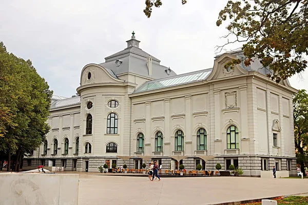 Riga Latvia Agosto 2018 Museu Nacional Arte Letônia Ele Abriga — Fotografia de Stock