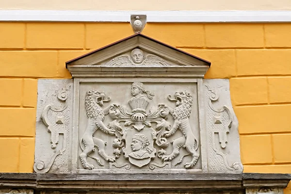 Building Fragment Brotherhood Blackheads Old Town Tallinn — Stock Photo, Image