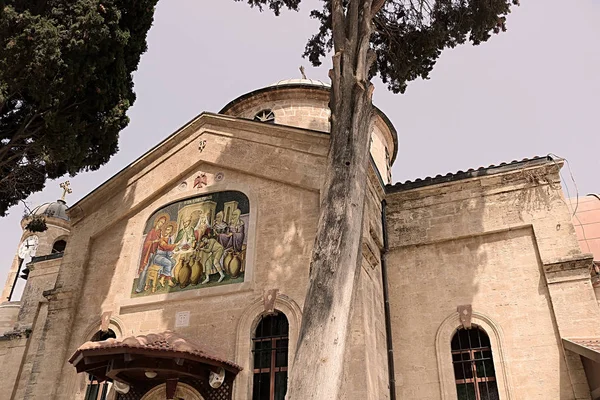 Cana Řecká Pravoslavná Církev Svatbě Káně Galilejské Kfar Kana Izrael — Stock fotografie